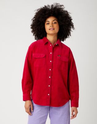 Arriba 36+ imagen wrangler corduroy shirts