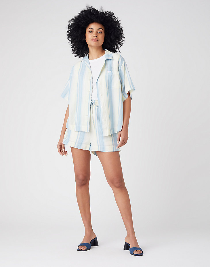 Oversized Resort Shirt in Omphalodes Blue alternative view