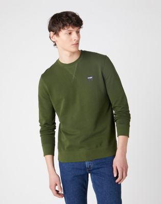 wrangler crew neck sweatshirt