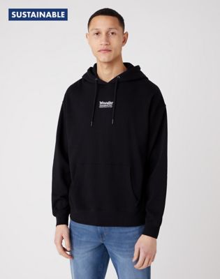 Wrangler Hoodie in Black