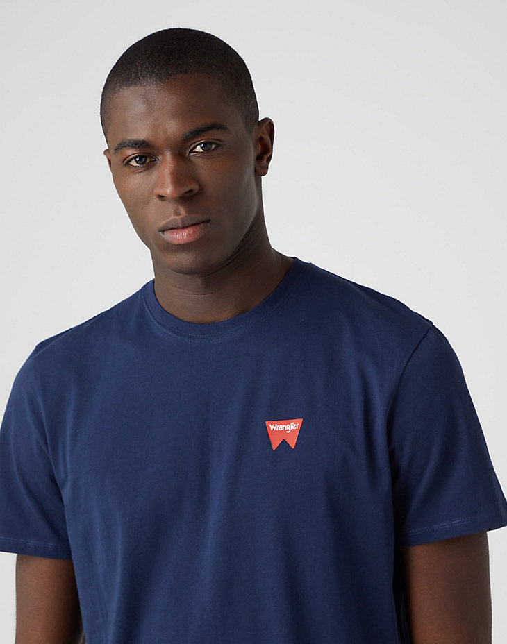 Sign Off Tee in Navy alternative view 3
