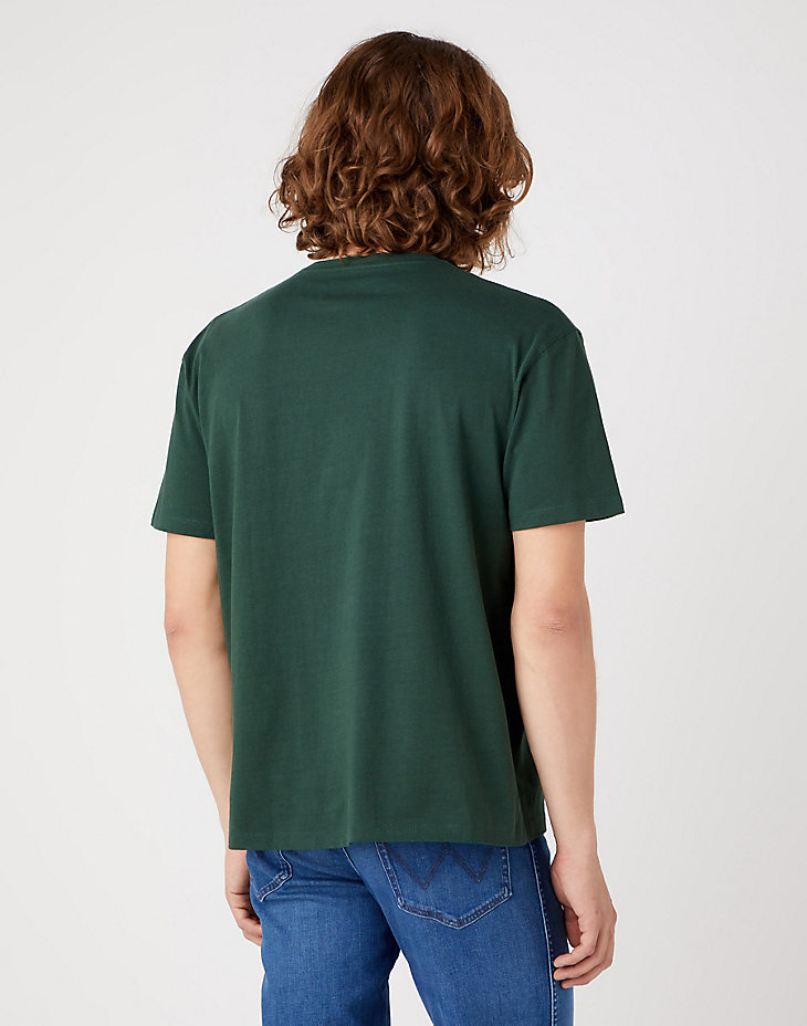 Slogan Tee in Sycamore Green alternative view 2