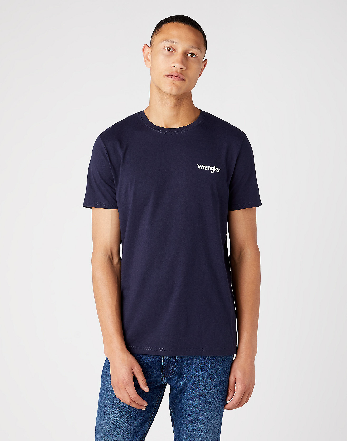 2 Pack Sign Off Tee in Navy and White main view
