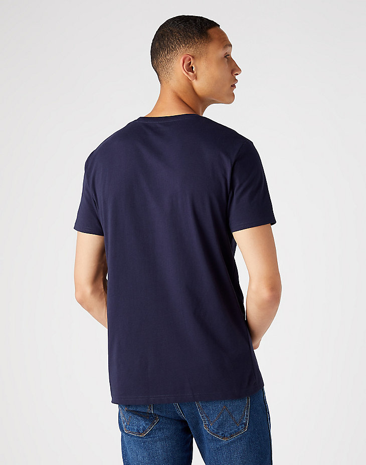 2 Pack Sign Off Tee in Navy and White alternative view 3