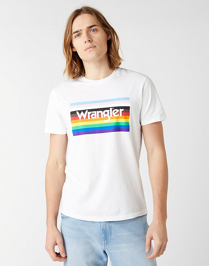 Pride Tee in White main view
