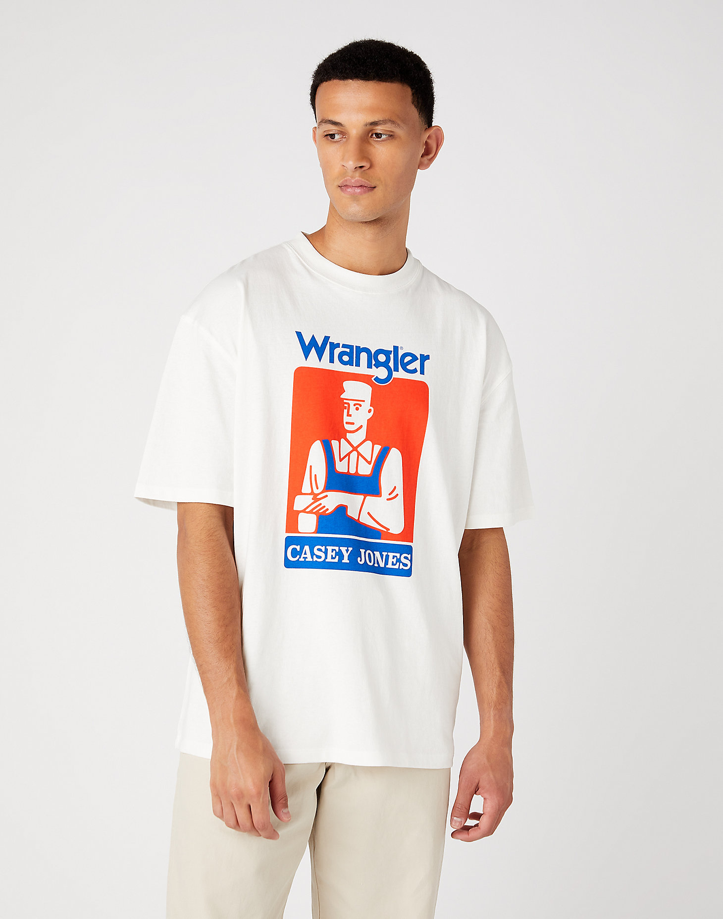 Casey Graphic Tee in Off White alternative view 1
