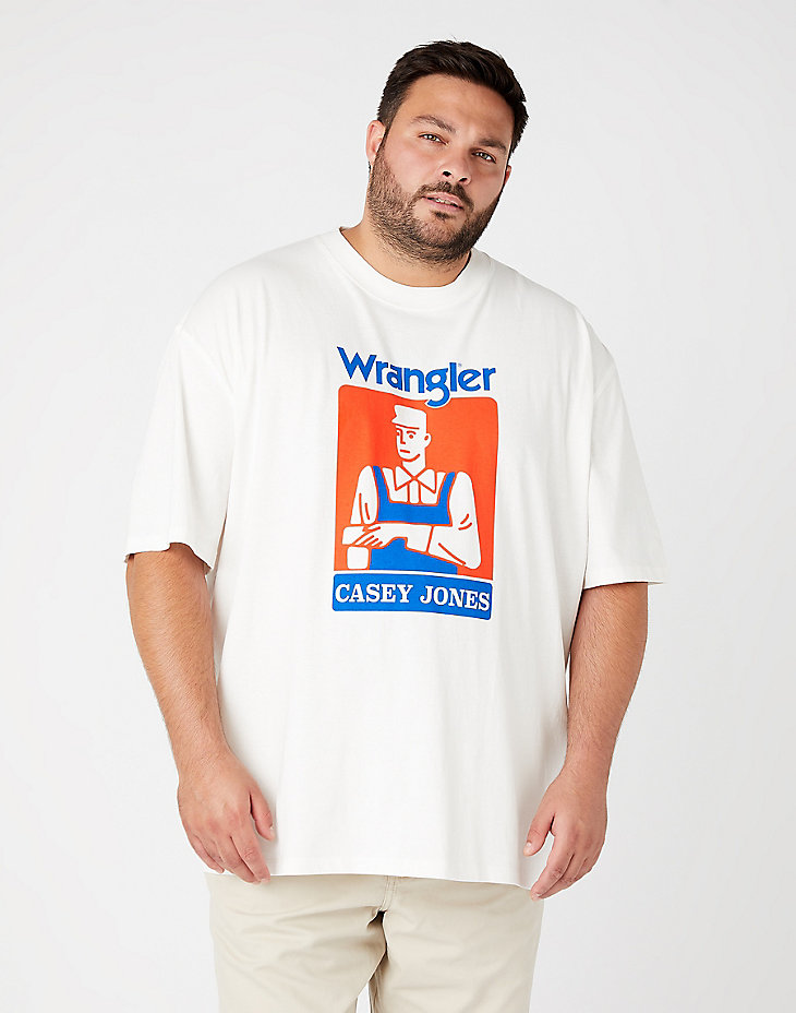 Casey Graphic Tee in Off White alternative view 3