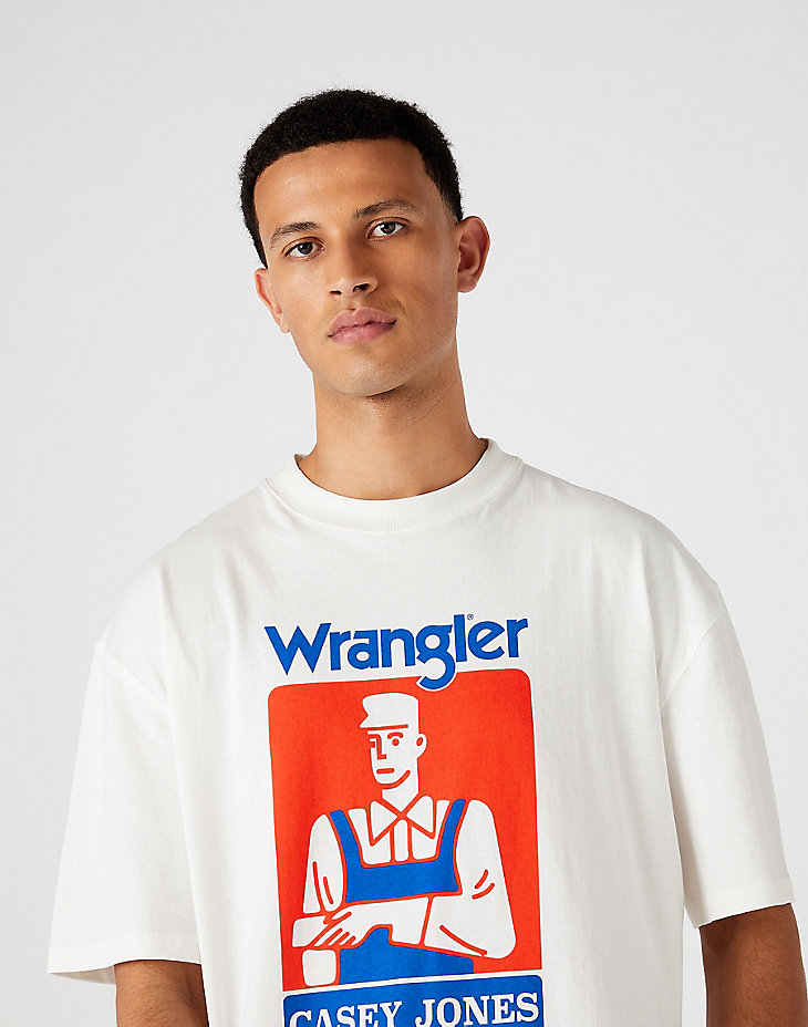 Casey Graphic Tee in Off White alternative view 4