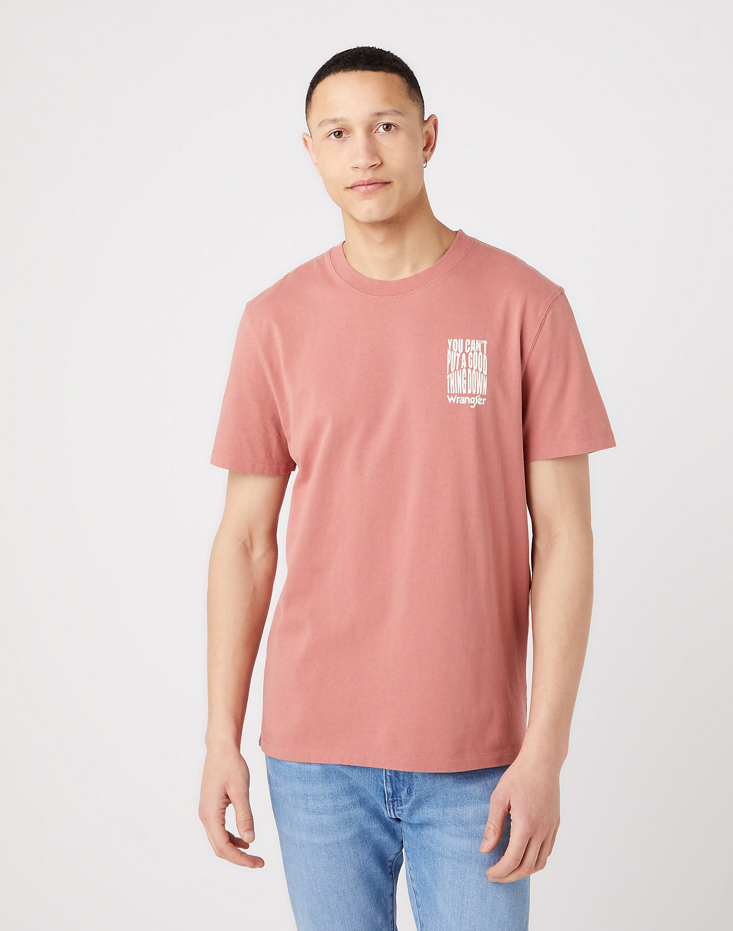 Graphic Tee in Withered Rose main view