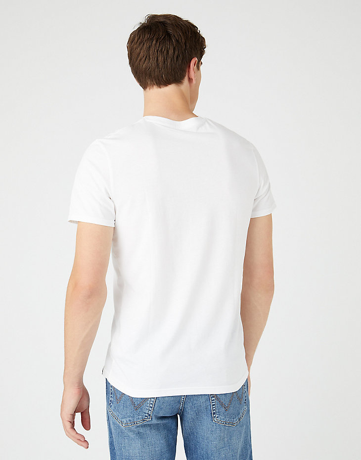 Short Sleeve Two Pack Tee in White alternative view 2