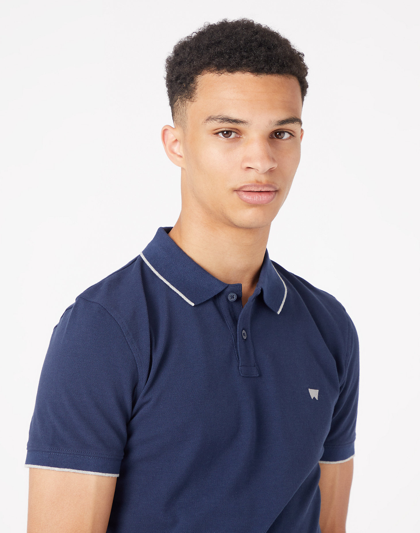 Polo Shirt in Navy alternative view 3