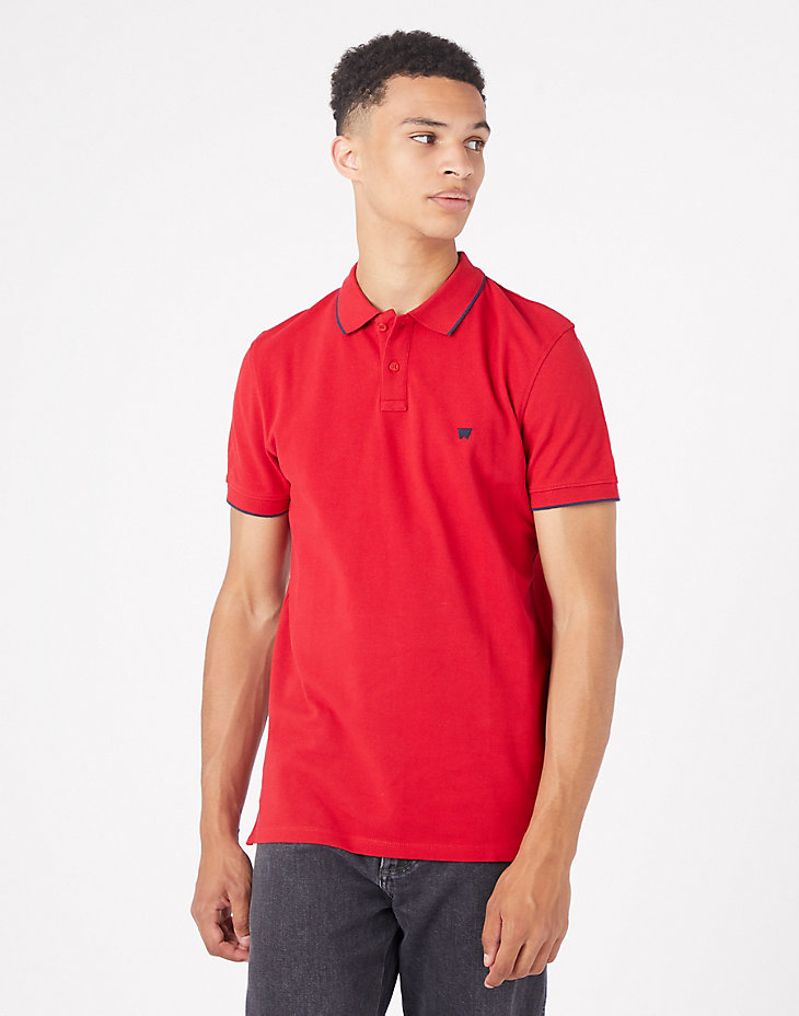 Polo Shirt in Red main view