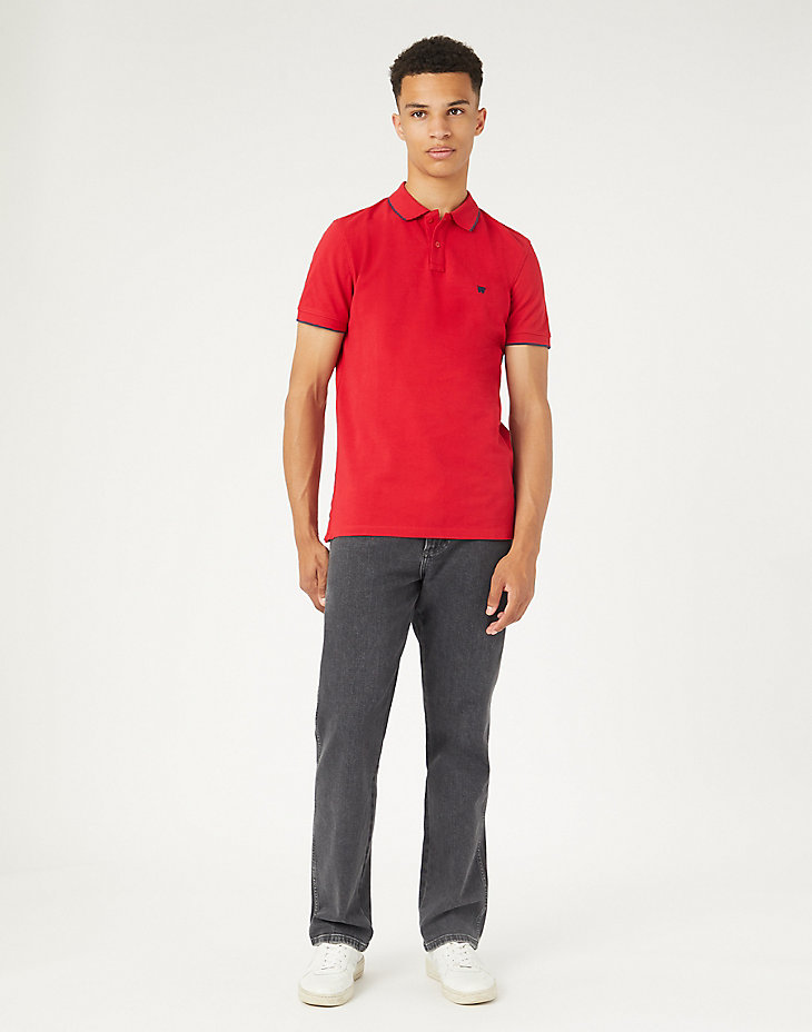 Polo Shirt in Red alternative view