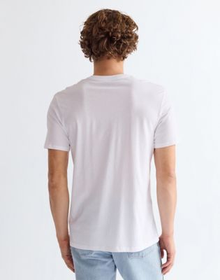 Two-Pack Regular Sign Off Tees in Real Navy & White