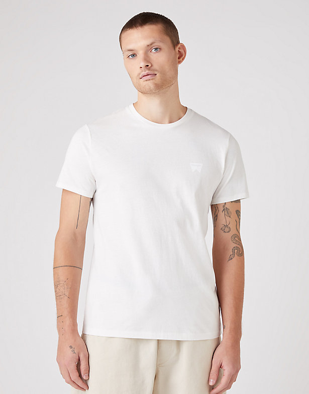 Sign Off Tee in Off White