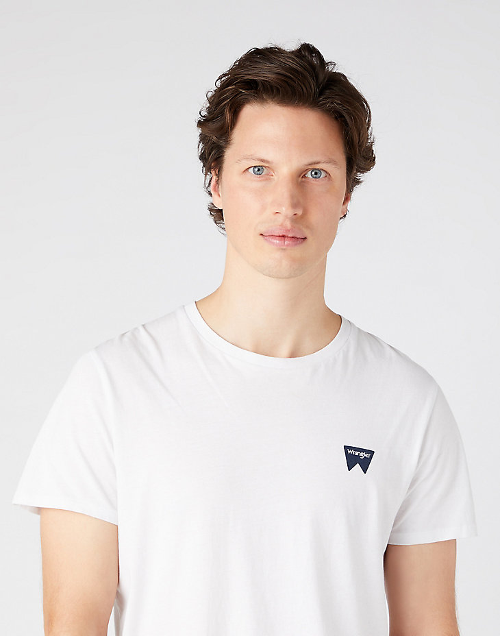 Sign Off Tee in White alternative view 3