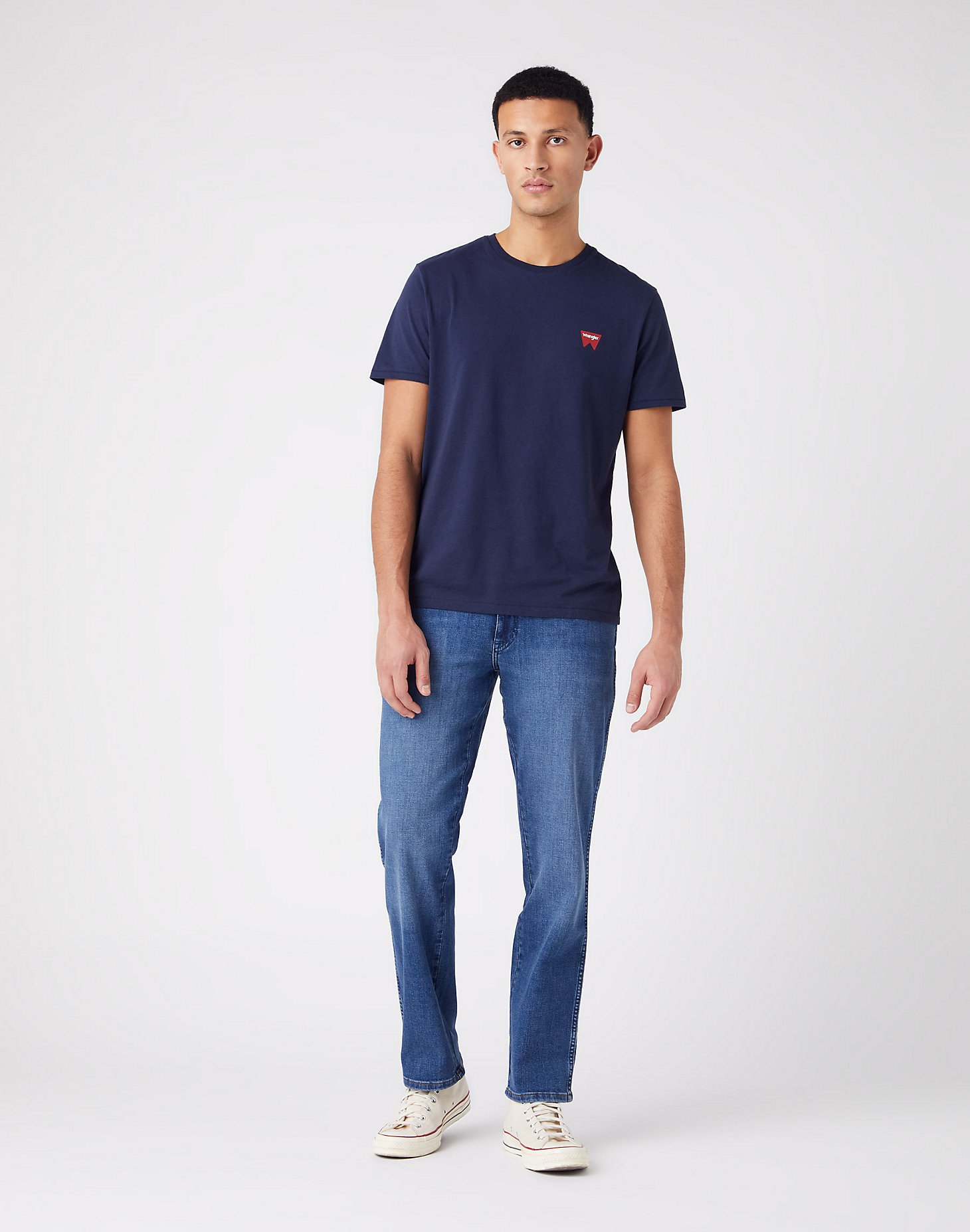 Sign Off Tee in Navy alternative view 1