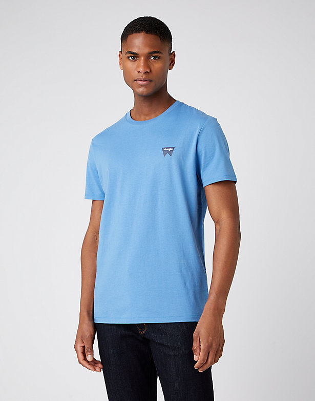 Sign Off Tee in Riviera Blue