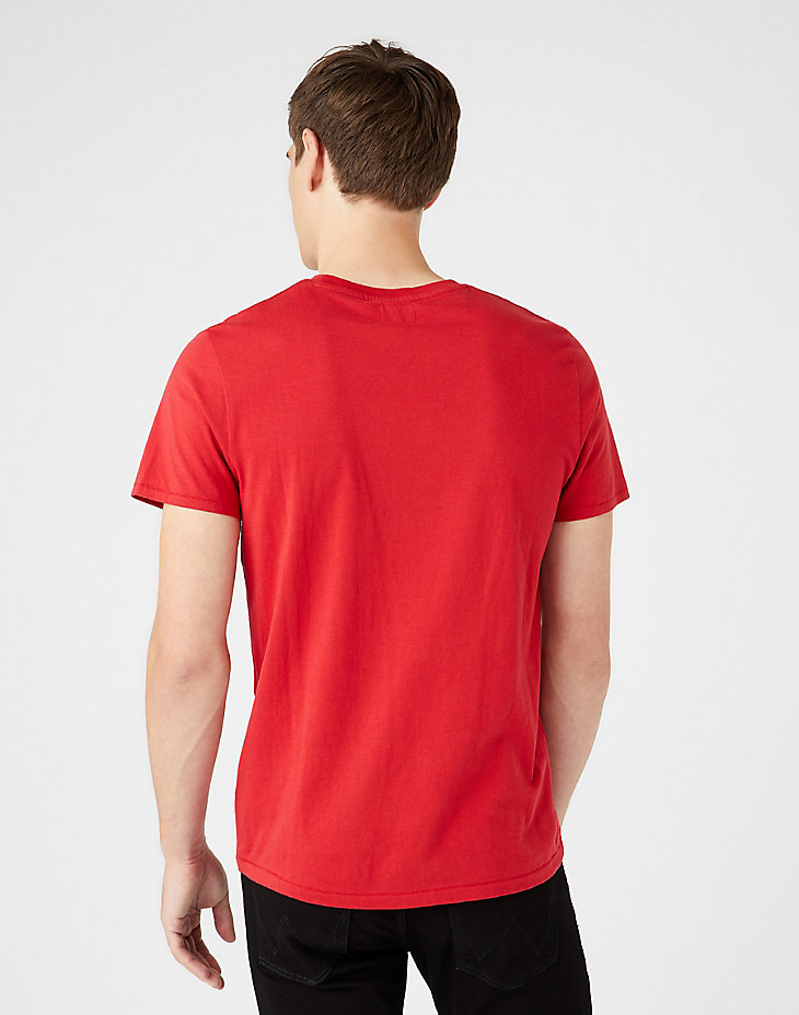 Sign Off Tee in Scarlet Red alternative view 2