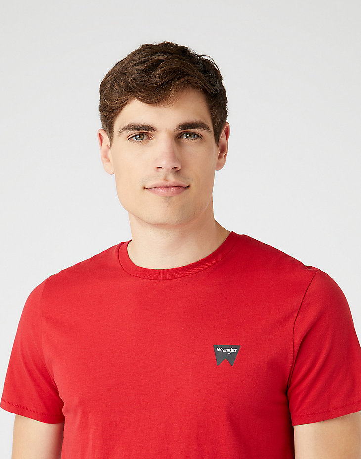 Sign Off Tee in Scarlet Red alternative view 3