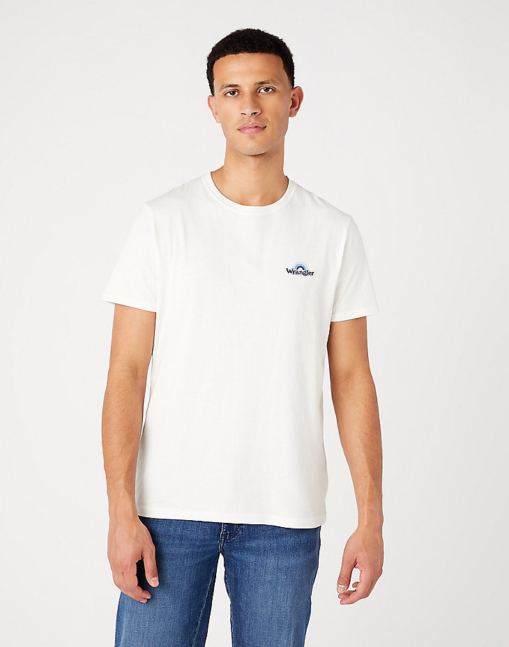 Rainbow Sign Tee in Off White alternative view 4