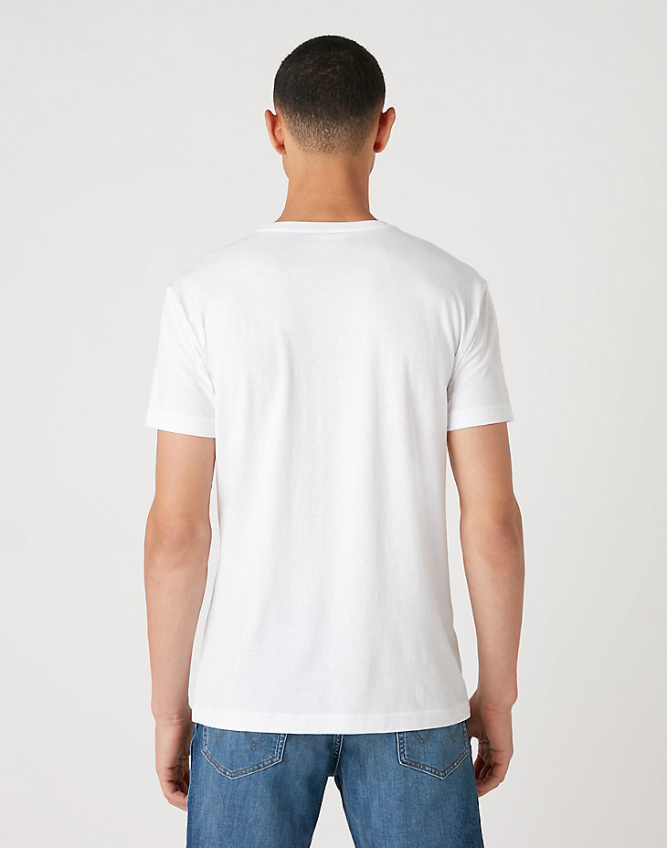 Short Sleeve Cowboy Cool Tee in White alternative view 2
