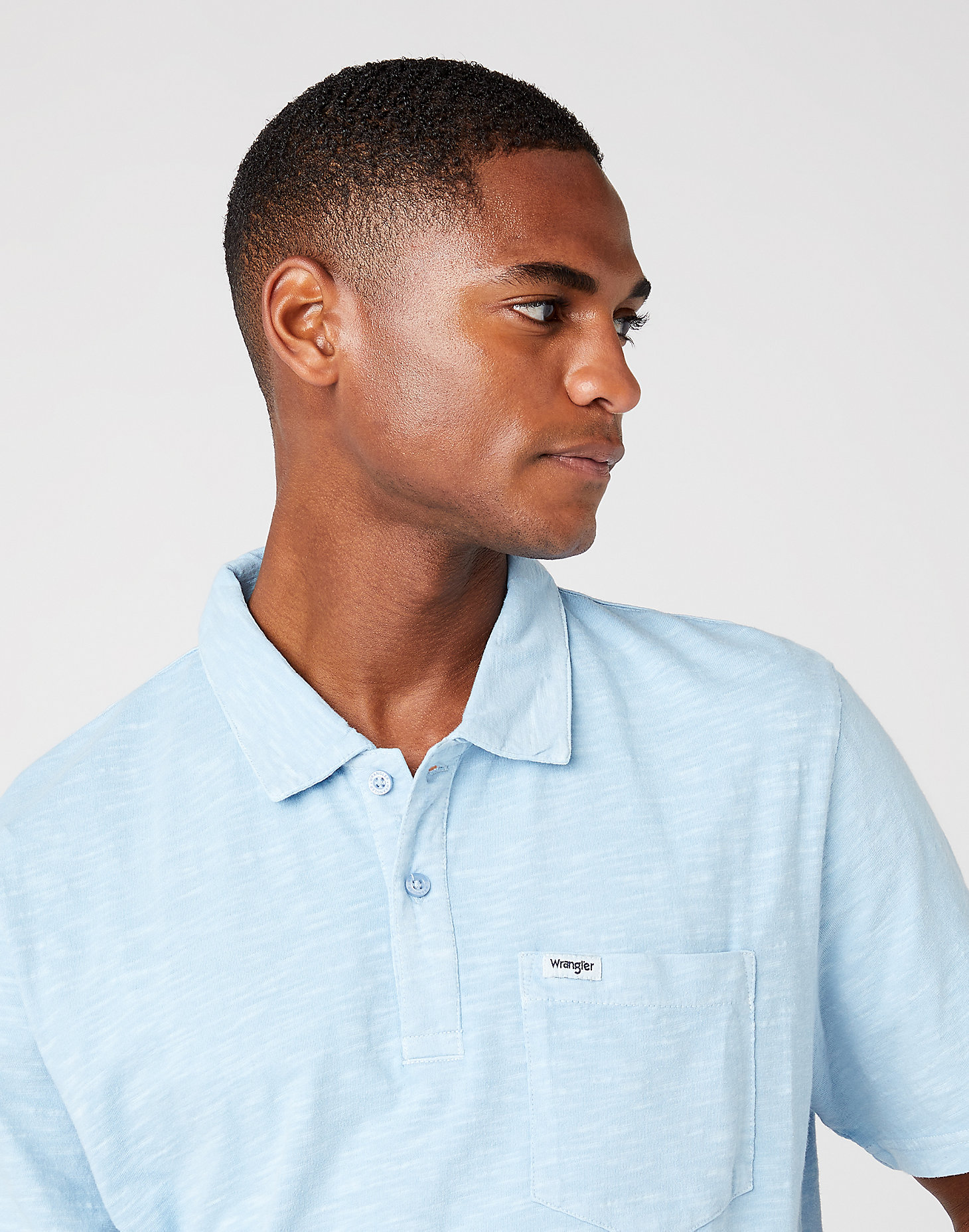 Overdye Polo in Cerulean Blue main view