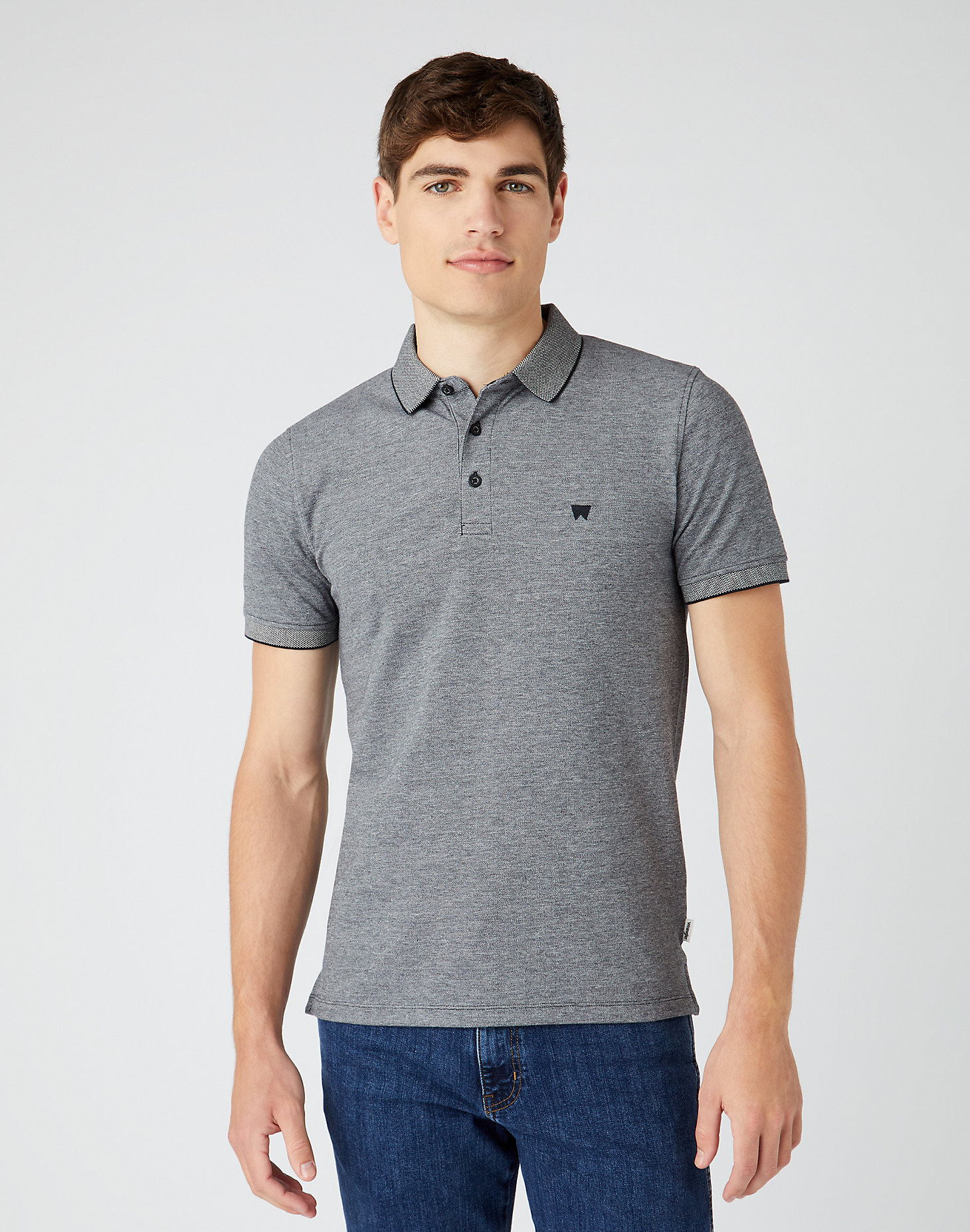Refined Polo in Black main view