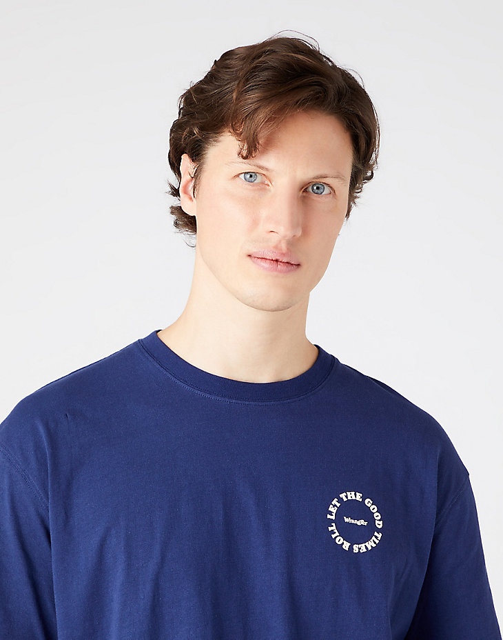 Good Times Tee in Medieval Blue alternative view 3