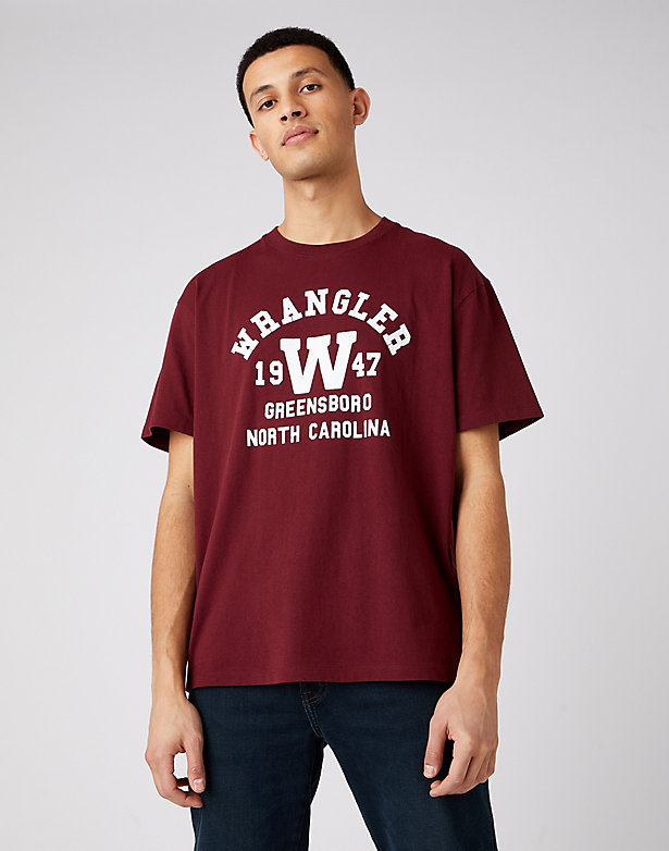 Ride Tee in Tawny Port