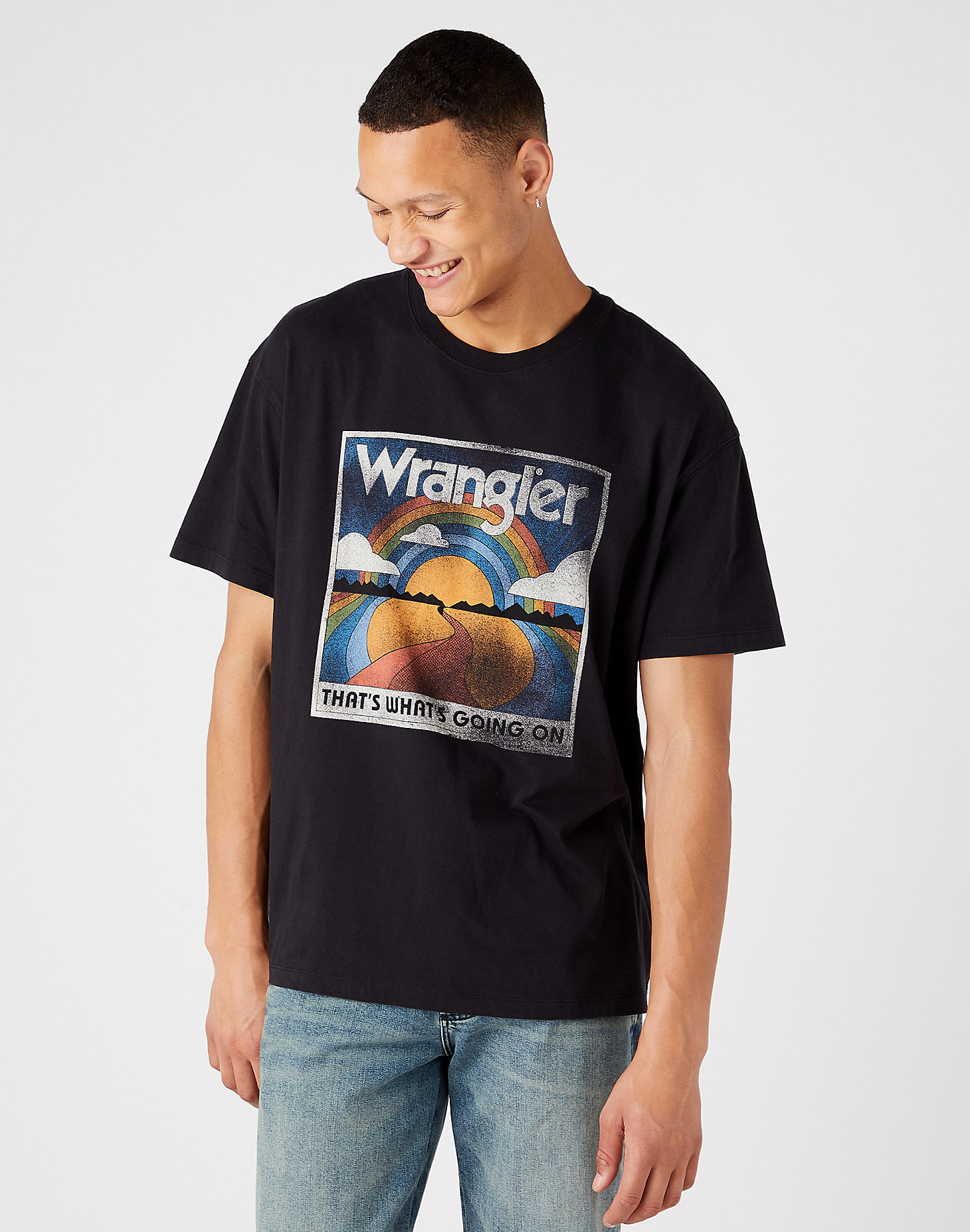 Vintage Tee in Washed Black main view