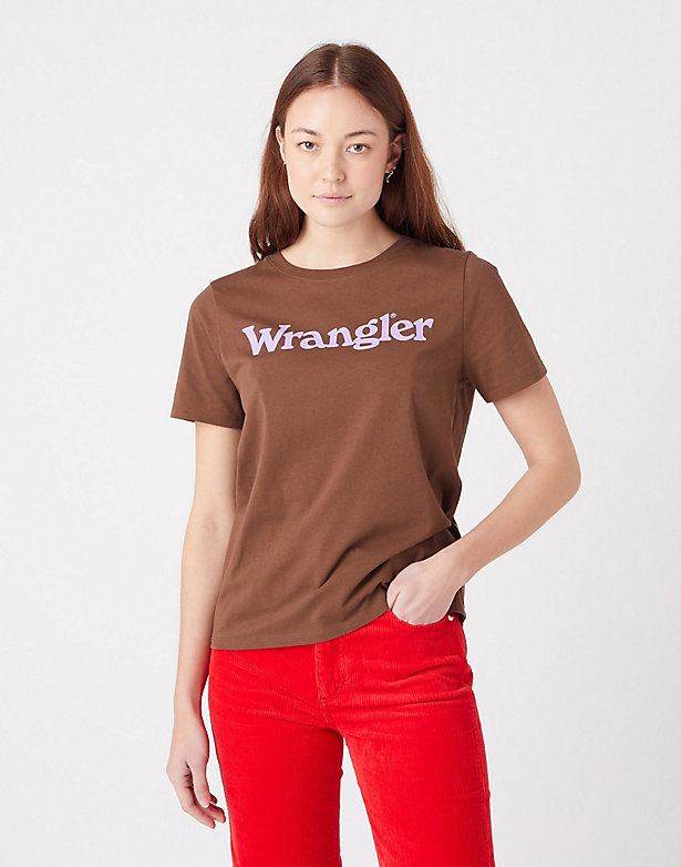 Round Tee in Carafe Brown