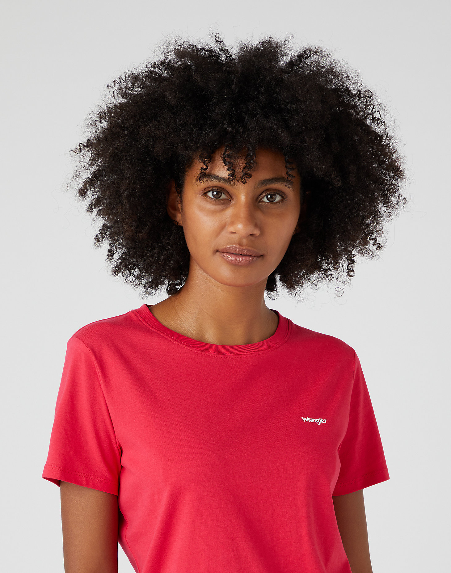 Logo Tee in Rose Red alternative view 3