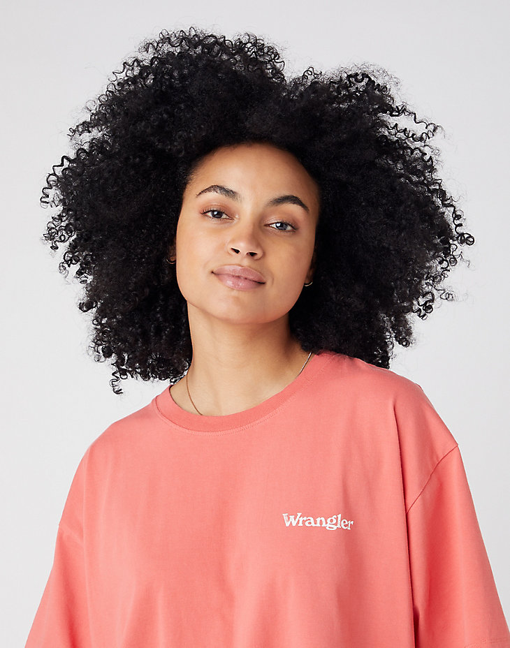Oversized Tee in Spiced Coral alternative view 3