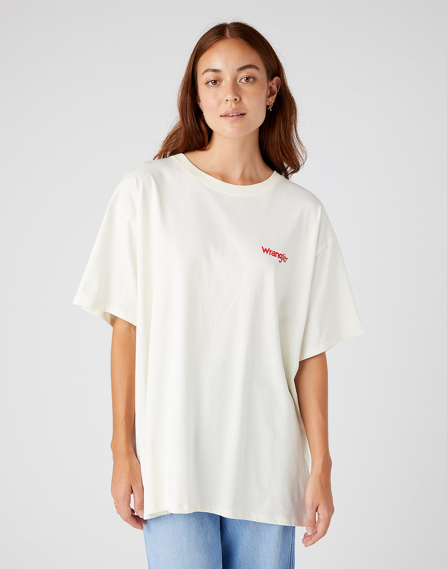 Oversized Tee in Ivory alternative view 2