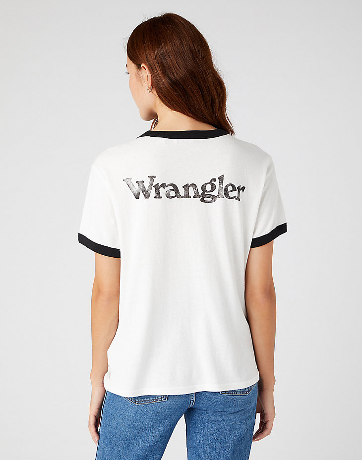 Relaxed Ringer Tee in Faded Black alternative view 2