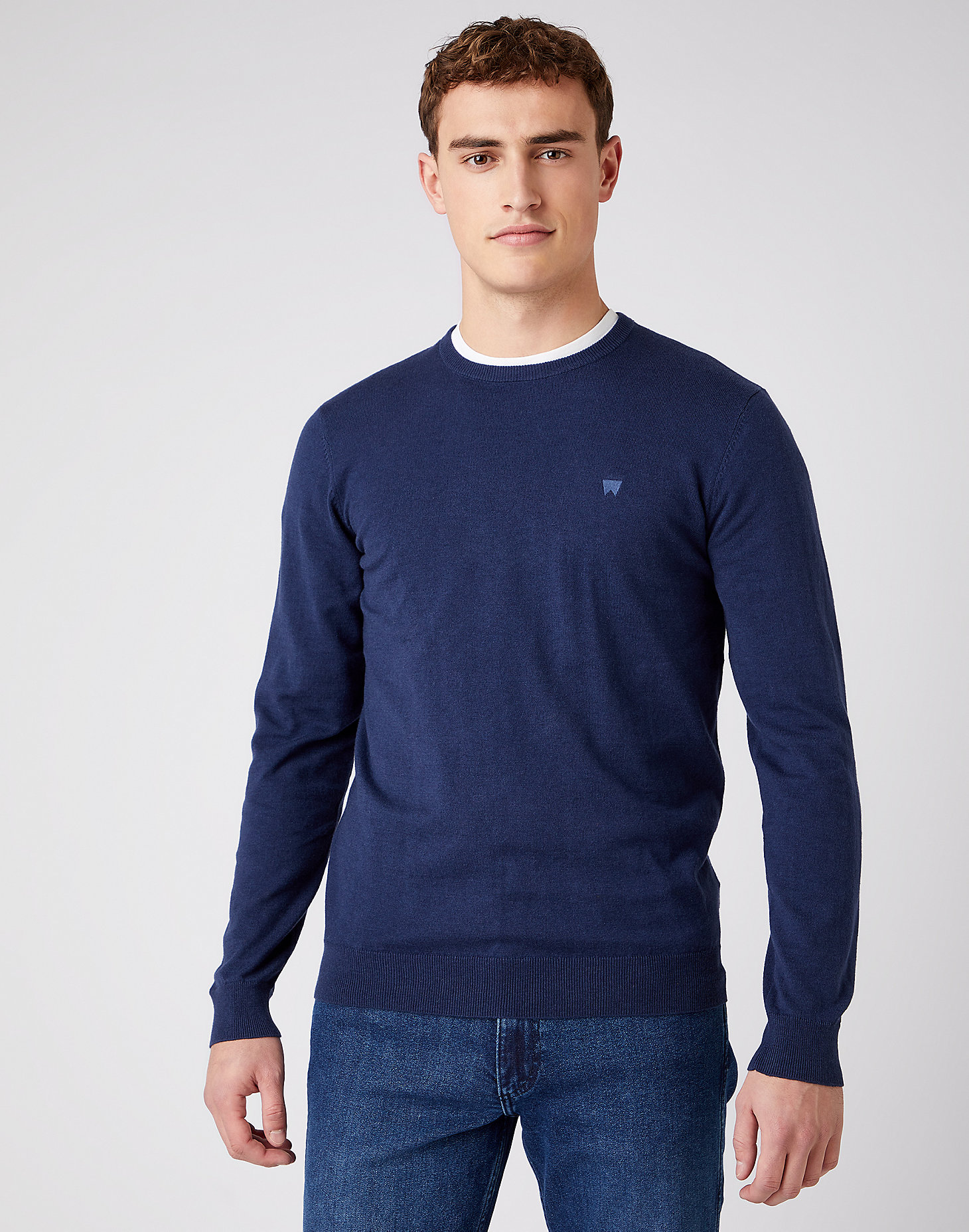 Crewneck Knit in Navy main view