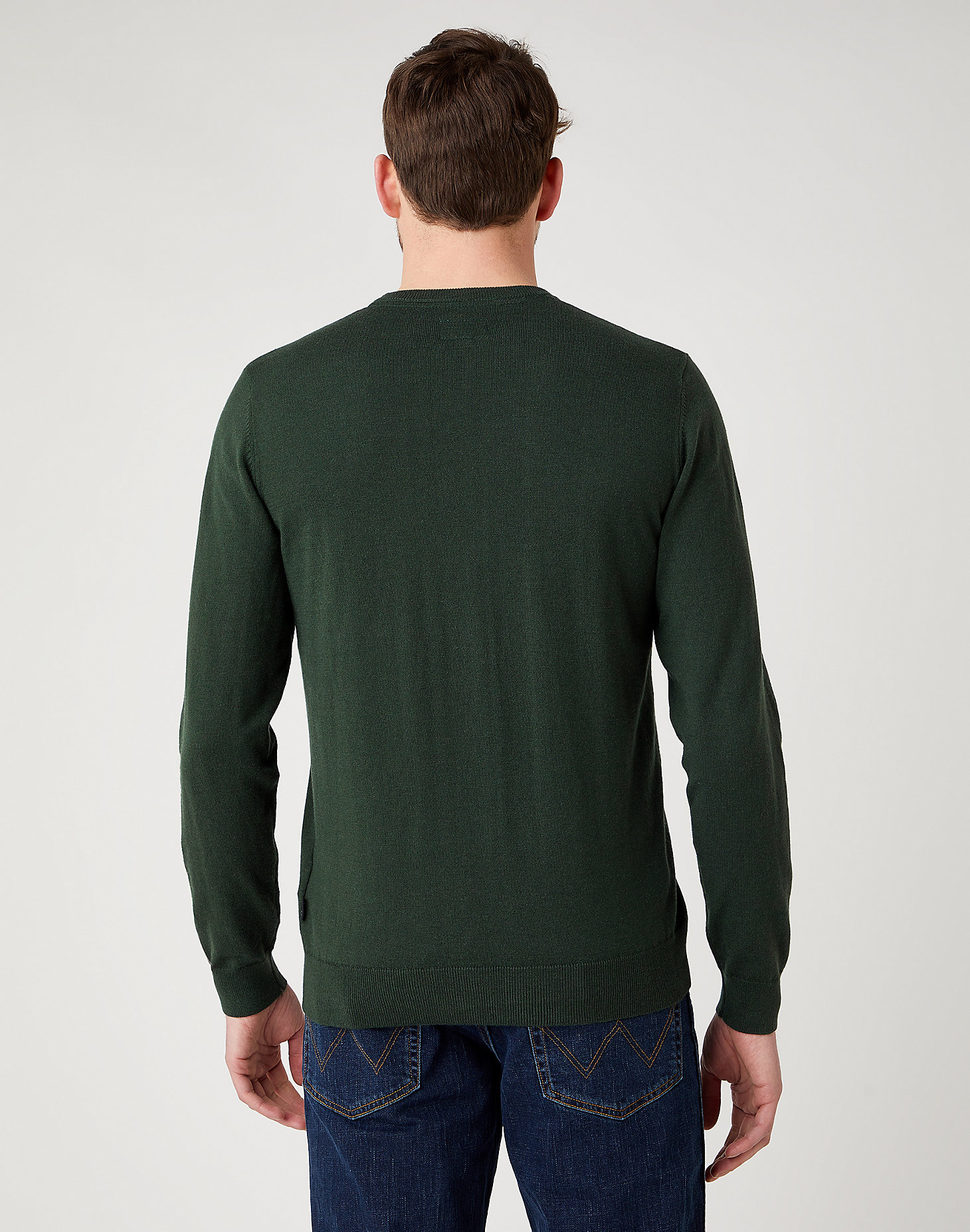 Crewneck Knit in Deep Forest alternative view 2