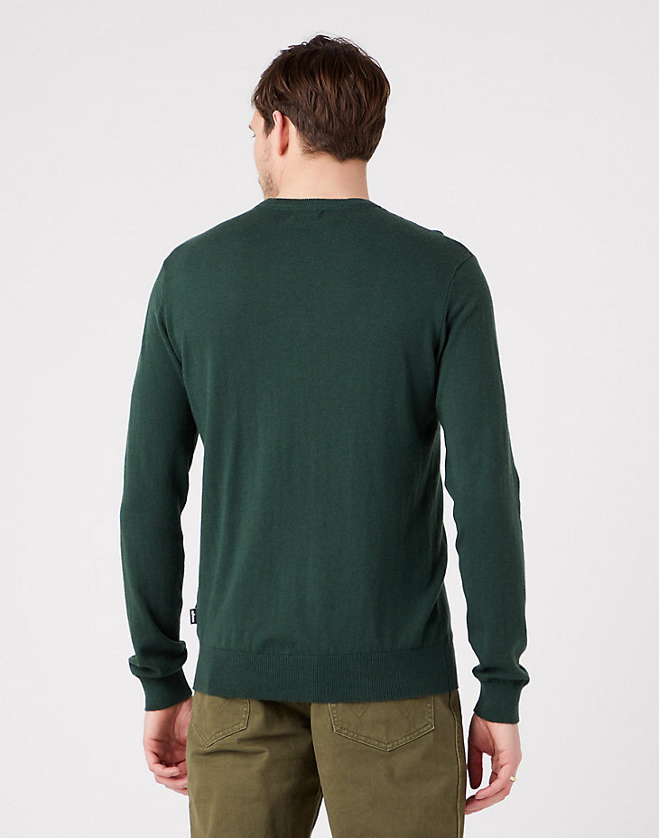 Crewneck Knit in Sycamore Green alternative view 2