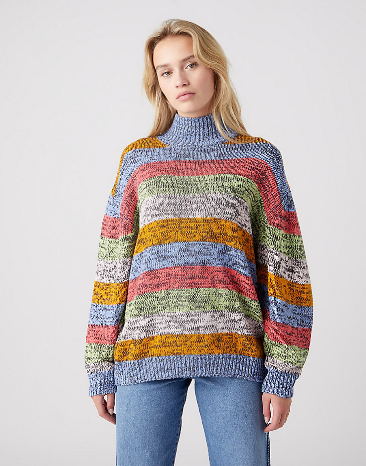 Rainbow Knit in Chalk Pink main view