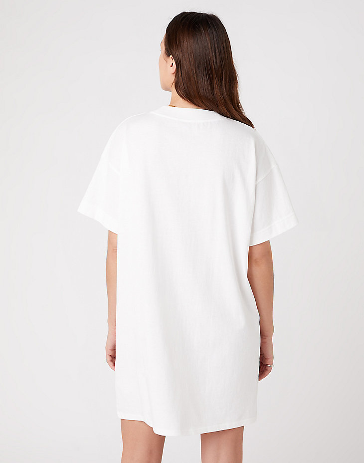 Tee Dress in Off White alternative view 2