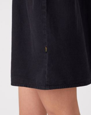 Oversized Denim Tee Dress in Blackopedia alternative view 3