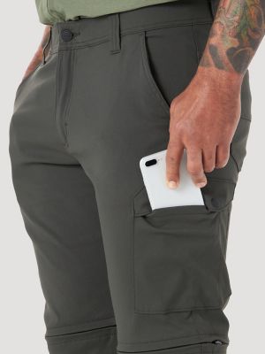 All Terrain Gear Zipoff Cargo Trousers In Raven 