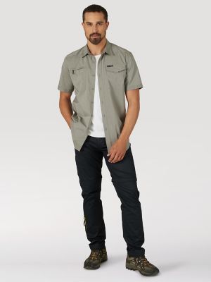 Wrangler Pantalones Cargo Zip Off Assymetric Gris