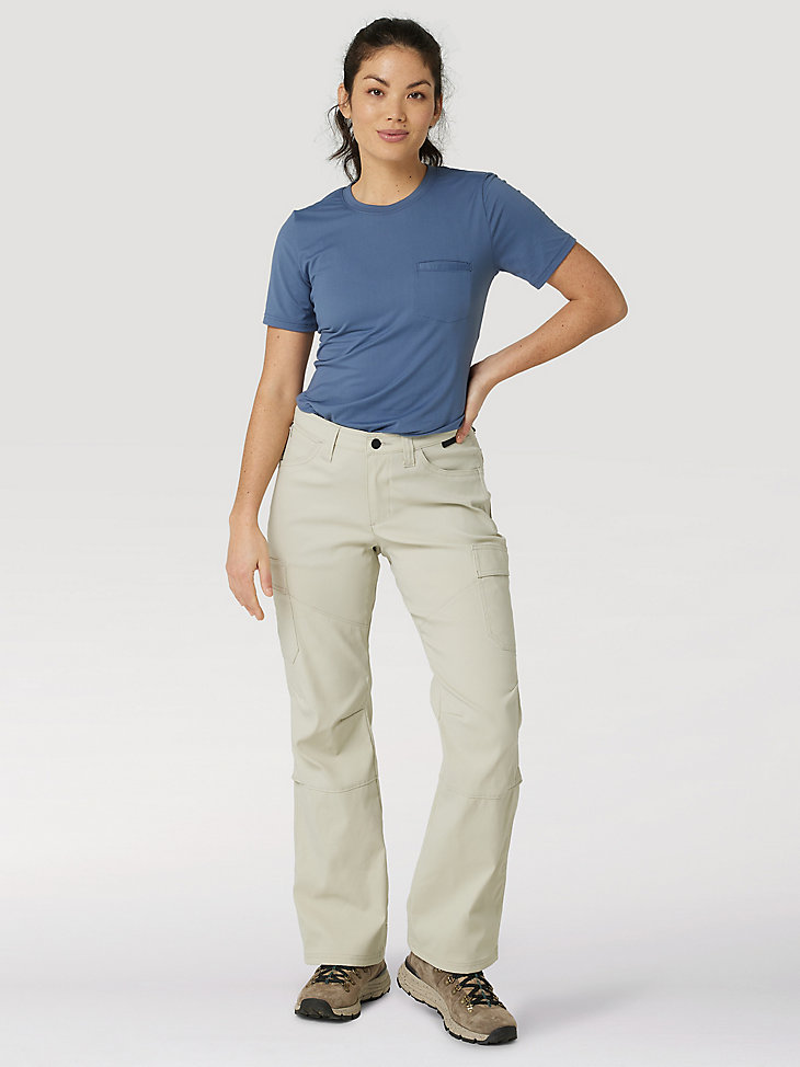 Cargo Bootcut Trousers in Pelican alternative view