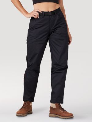 Wrangler ALL TERRAIN GEAR PACKABLE ZIPOFF PANT - Trousers - black