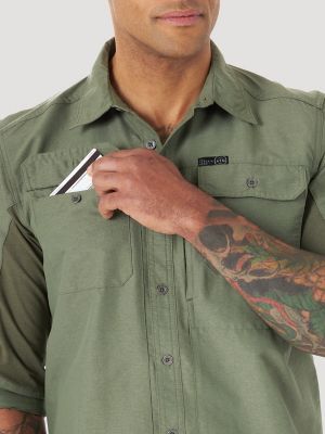 ATG™ by Wrangler® Men's Mix Material Shirt | Catalog | Wrangler®