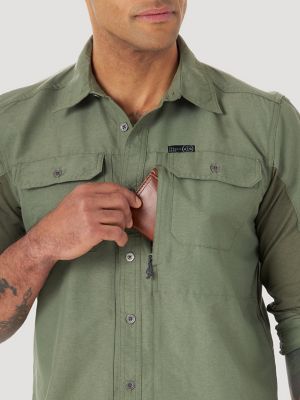 ATG™ by Wrangler® Men's Mix Material Shirt | Catalog | Wrangler®