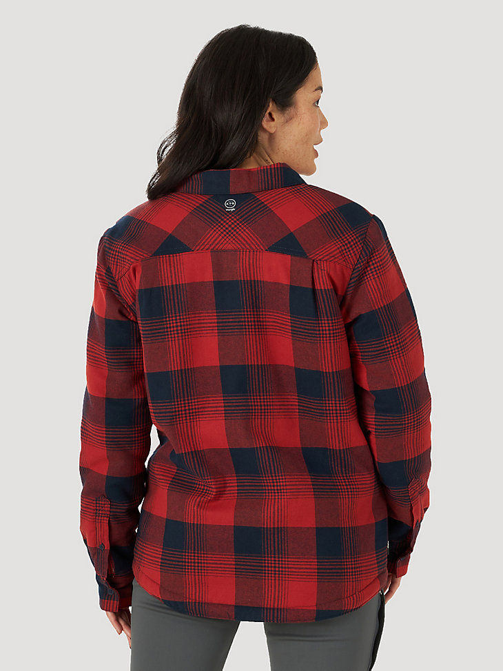 All Terrain Gear Sherpa Lined Flannel in Red Ochre alternative view