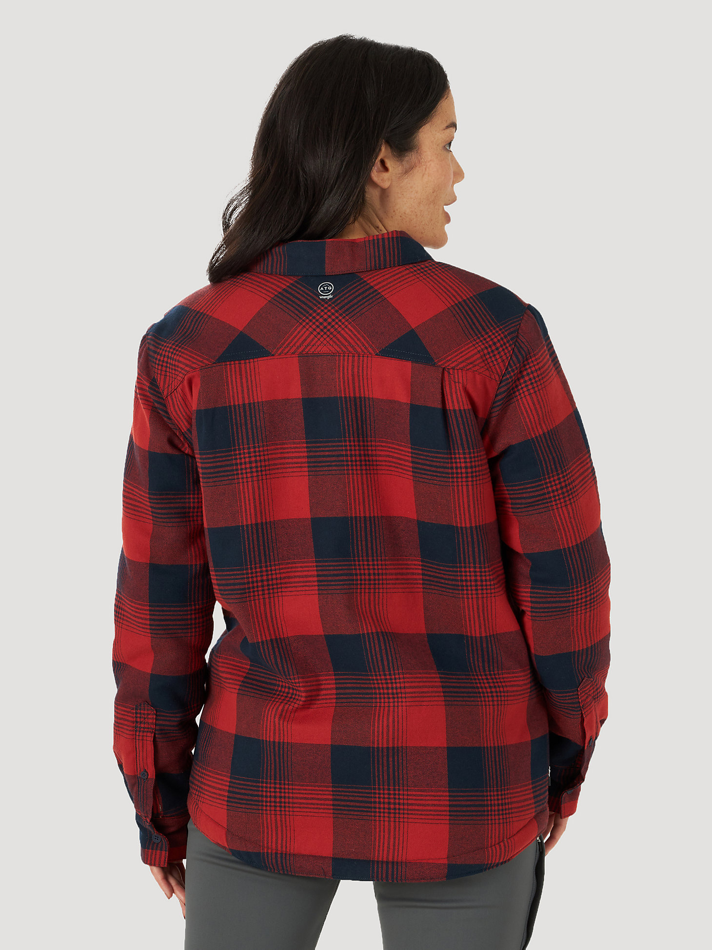 All Terrain Gear Sherpa Lined Flannel in Red Ochre alternative view 1
